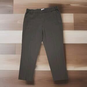 Aritzia Pants Womens Wilfred Effortless Crepette Trouser Brown Size 10